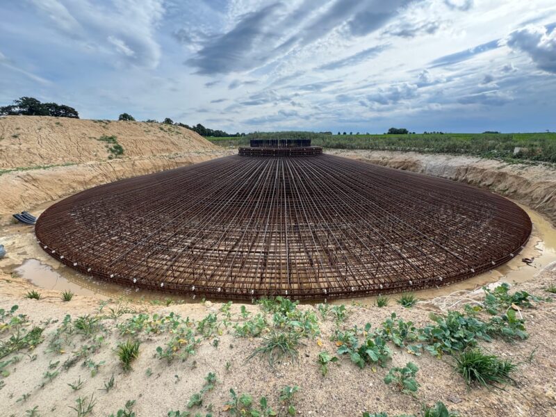 Viel Eisen im Boden hält die WEA