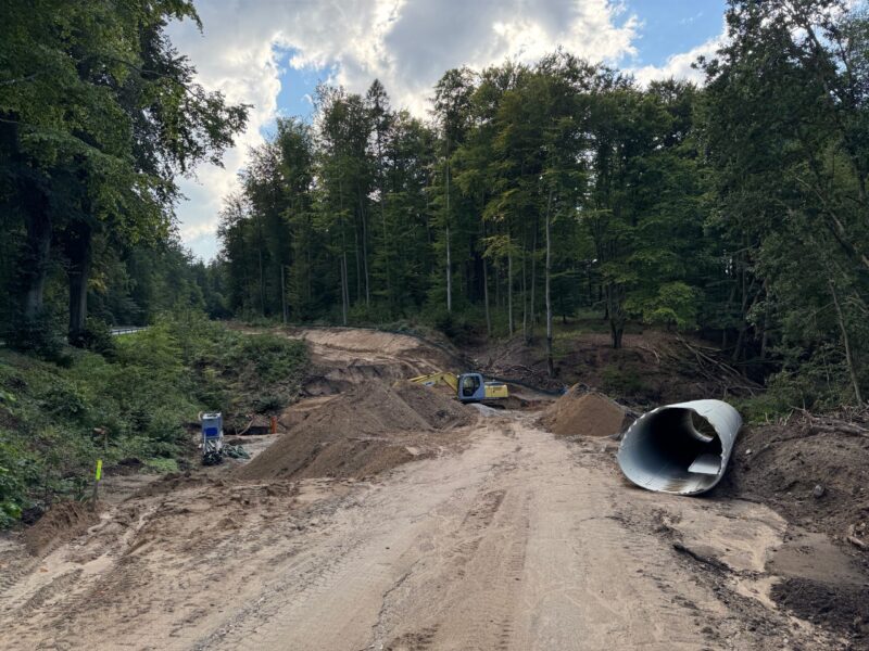 An den Artenschutz wurde gedacht, z.B. das der Otter wandern kann